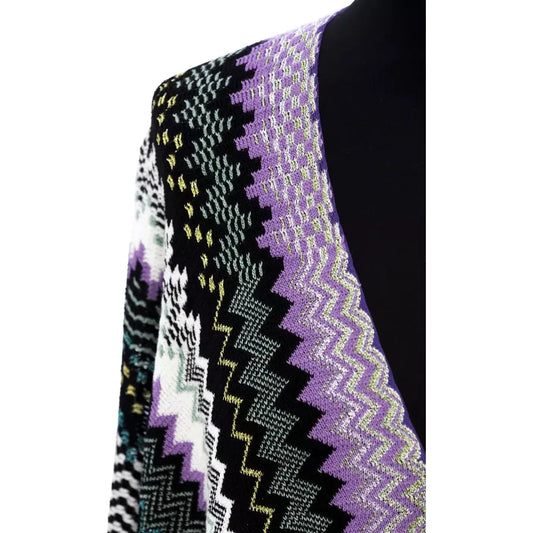 Missoni Chic Geometric Fantasy Fringed Poncho Missoni