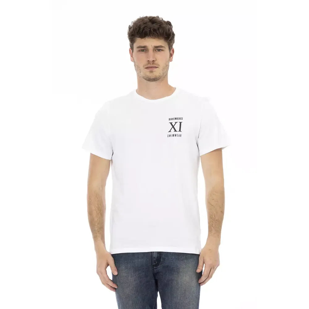 Bikkembergs White Cotton T-Shirt