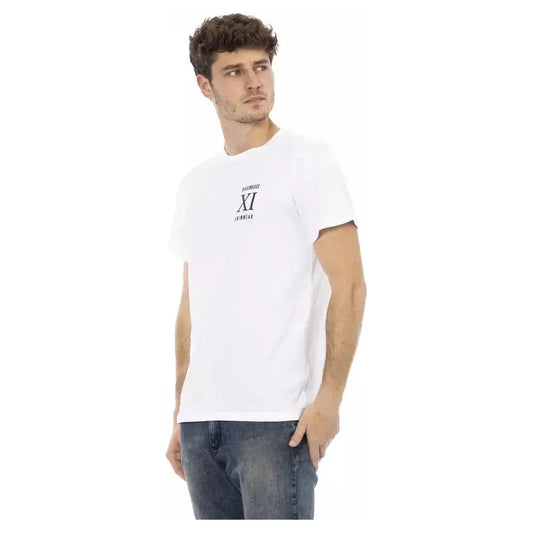 Bikkembergs White Cotton Men T-Shirt Bikkembergs