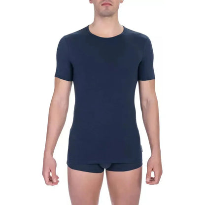 Bikkembergs Blue Cotton Men's T-Shirt