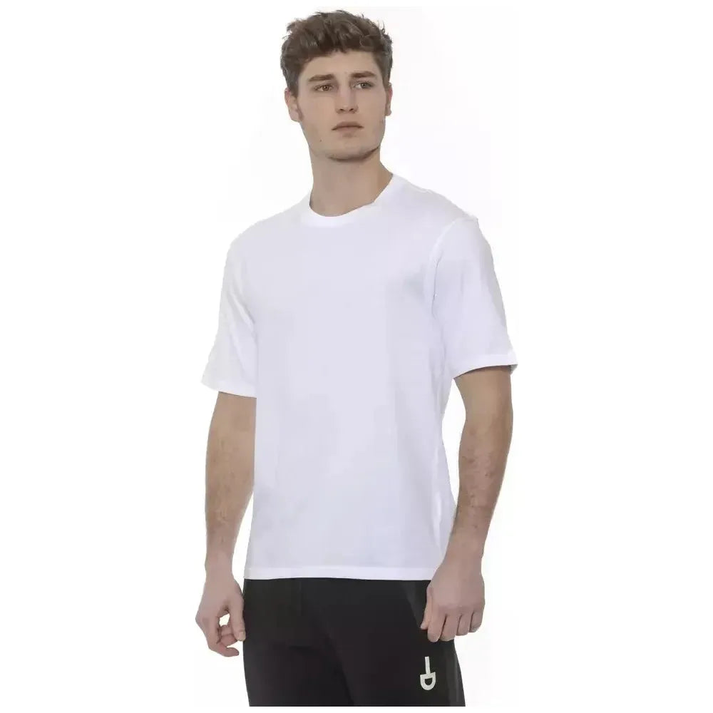 Tond White Cotton Men T-Shirt
