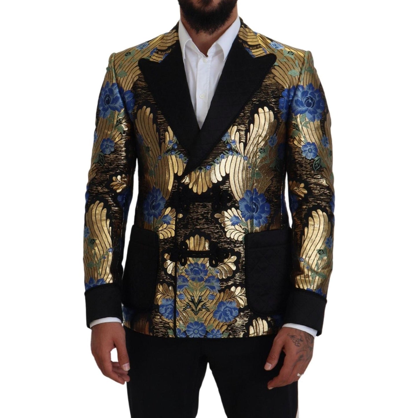 Dolce & Gabbana Elegant Floral Evening Party Blazer Dolce & Gabbana