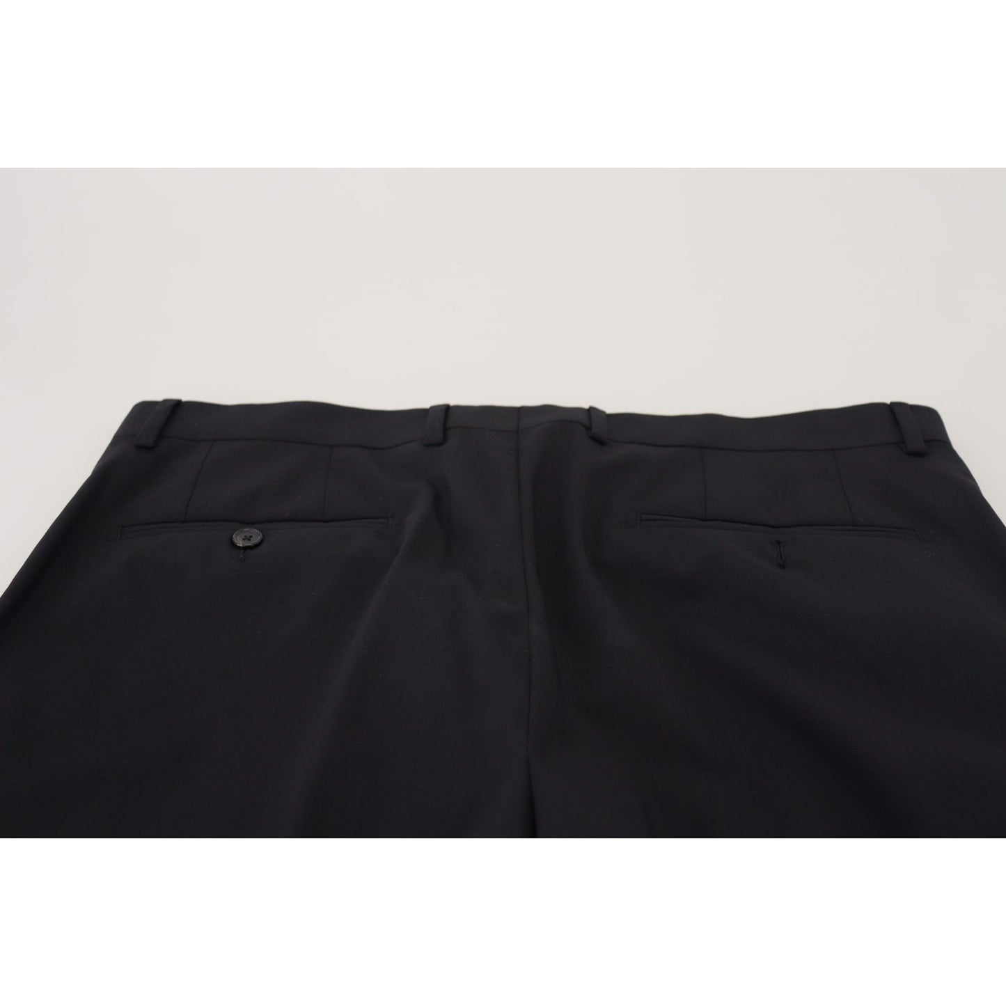 Dolce & Gabbana Elegant Black Wool Blend Trousers Dolce & Gabbana