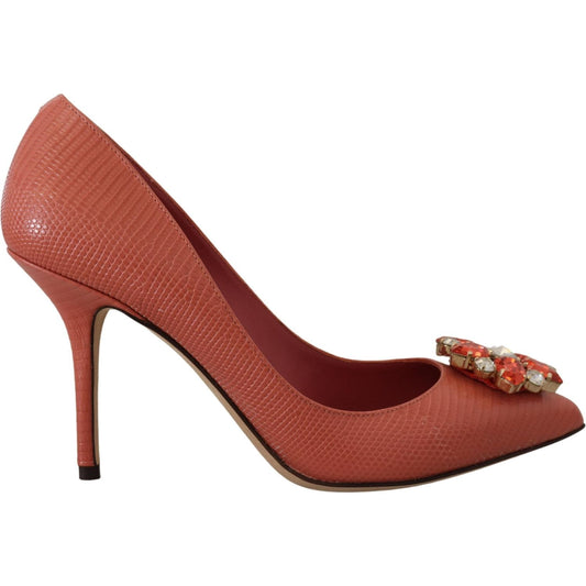 Dolce & Gabbana Exotic Leather Heels Pumps in Pink Dolce & Gabbana