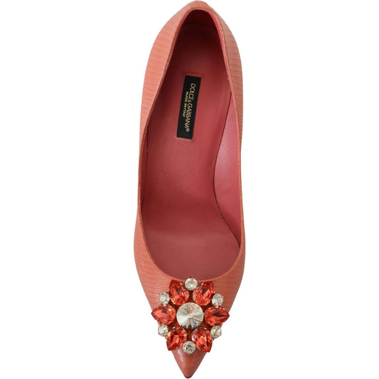 Dolce & Gabbana Exotic Leather Heels Pumps in Pink Dolce & Gabbana