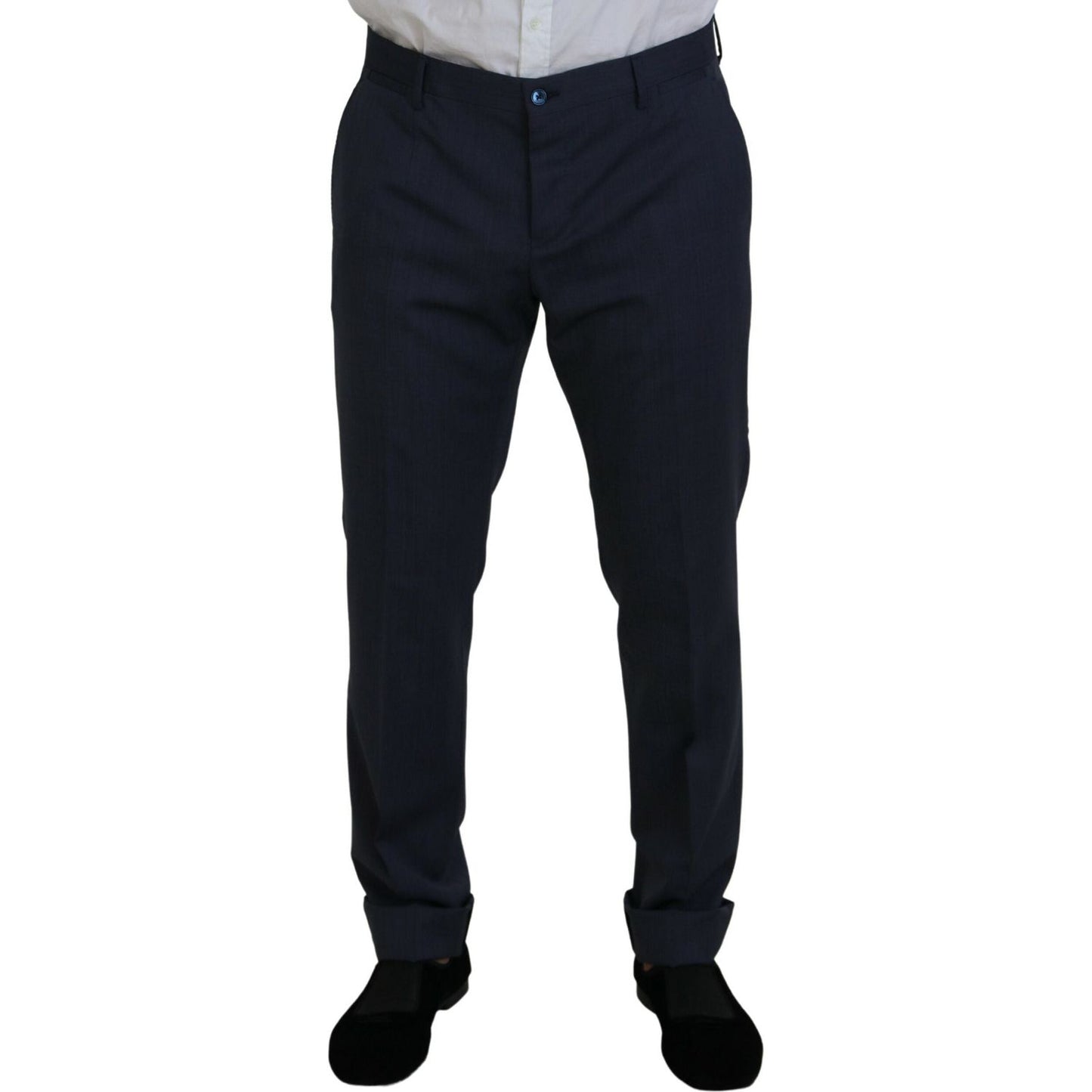 Dolce & Gabbana Elegant Blue Martini Men's Slim Fit Suit Dolce & Gabbana