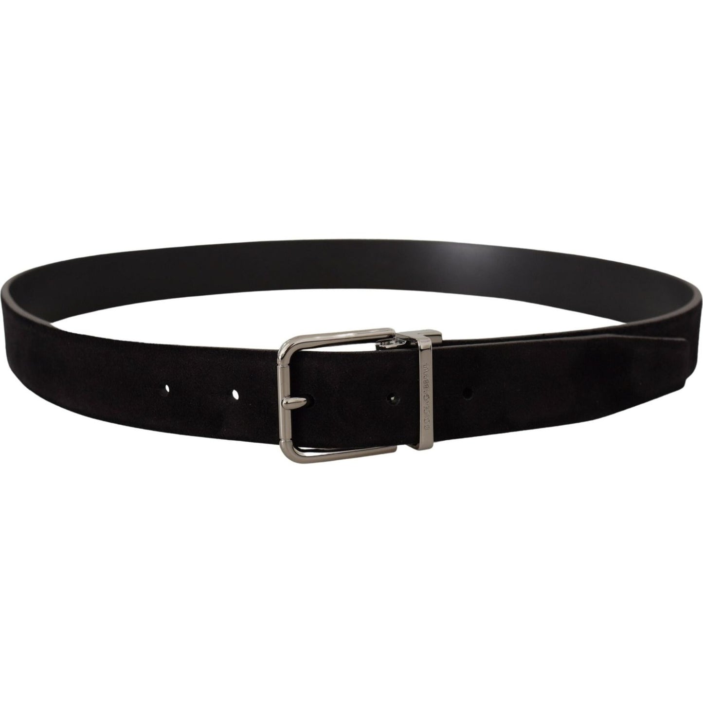 Dolce & Gabbana Elegant Black Leather Grosgrain Belt Dolce & Gabbana