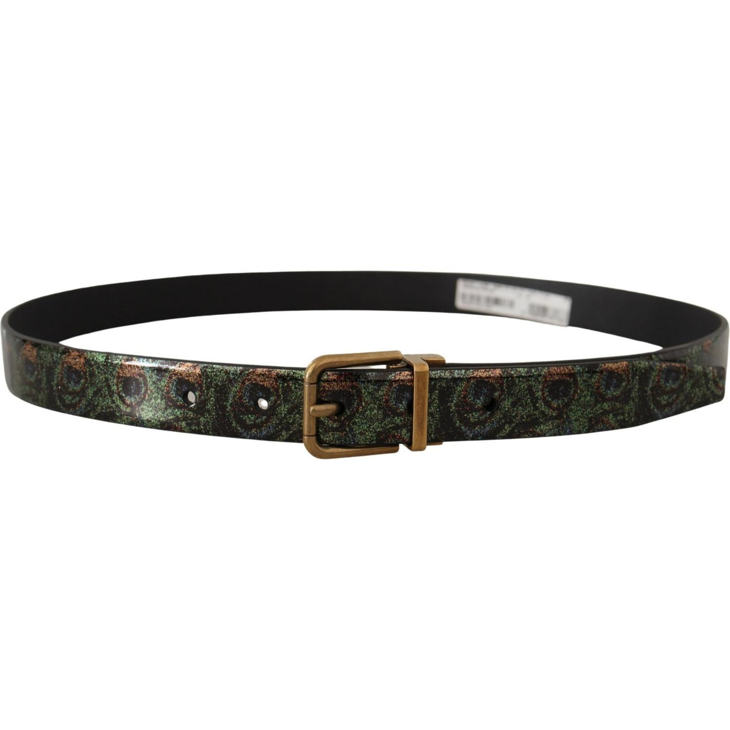 Dolce & Gabbana Elegant Black Grosgrain Leather Belt Dolce & Gabbana