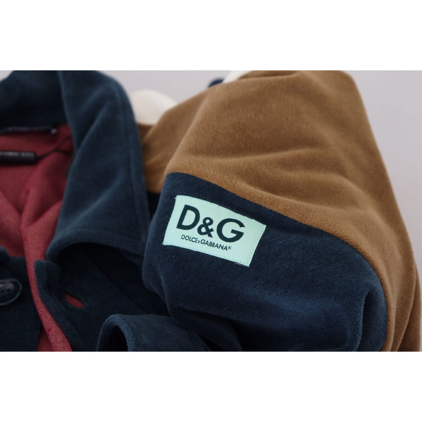 Dolce & Gabbana Multicolor Cotton Collared Pullover Sweater Dolce & Gabbana