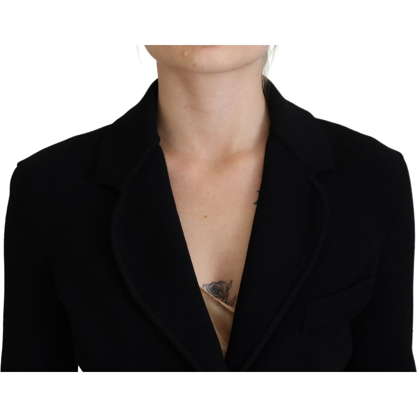 Dolce & Gabbana Elegant Black Long Sleeve Jacket Dolce & Gabbana