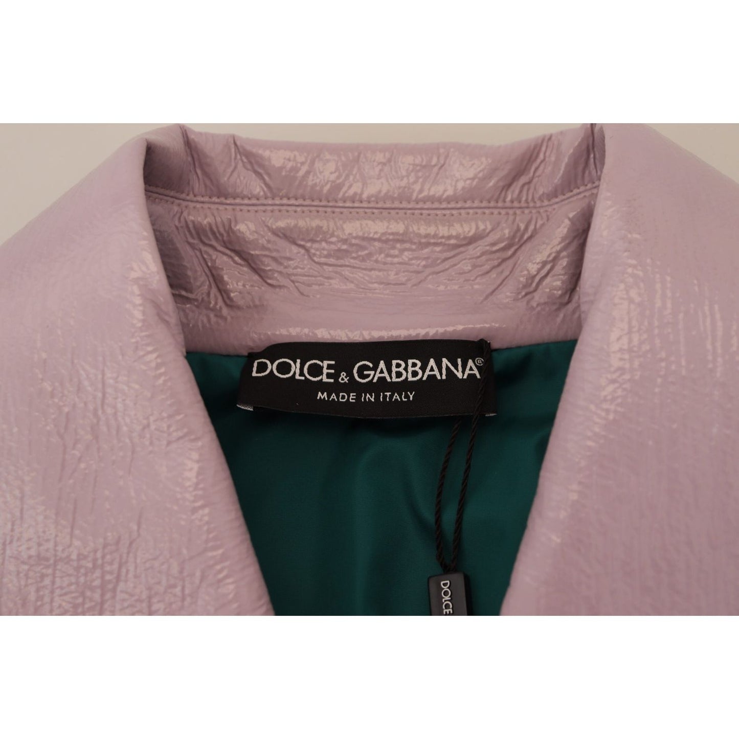 Dolce & Gabbana Chic Purple Cropped Jacket - A Style Statement Dolce & Gabbana