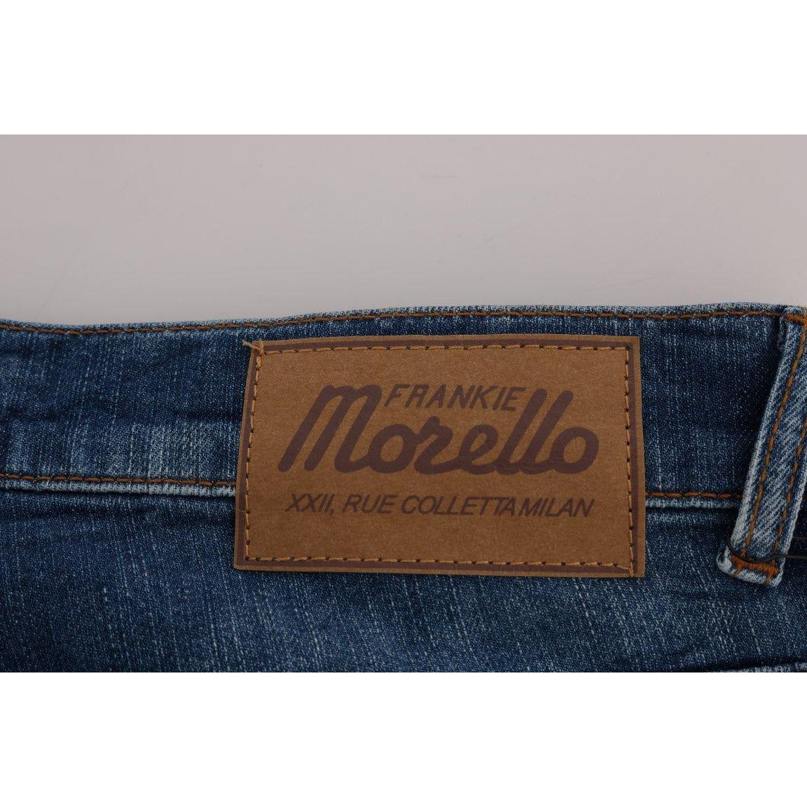 Frankie Morello Chic Slim Fit Blue Wash Jeans Frankie Morello