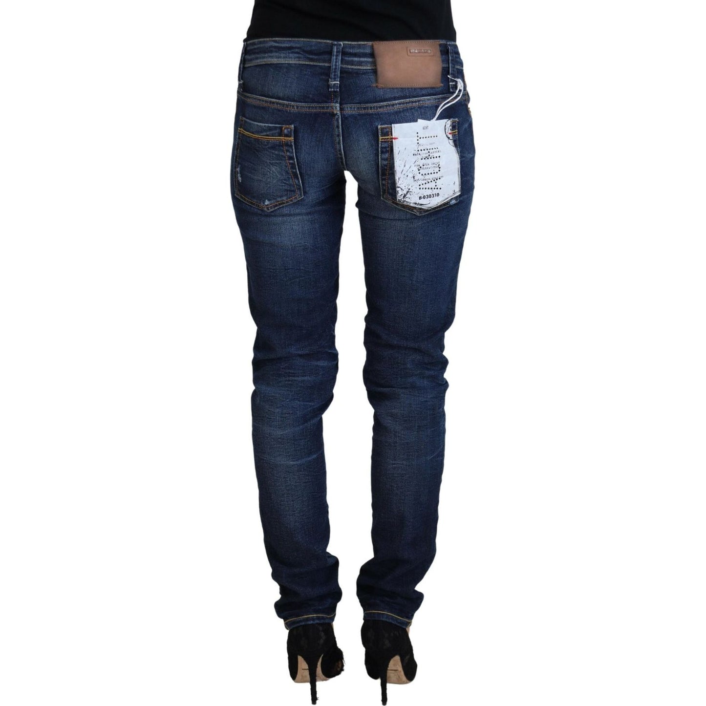 Acht Chic Low Waist Designer Skinny Jeans Acht