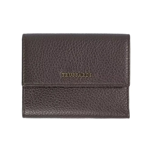 Trussardi Elegant Embossed Leather Ladies' Wallet Trussardi