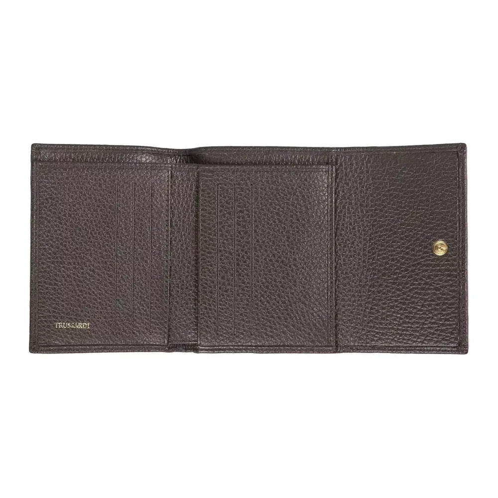 Trussardi Elegant Embossed Leather Ladies' Wallet Trussardi