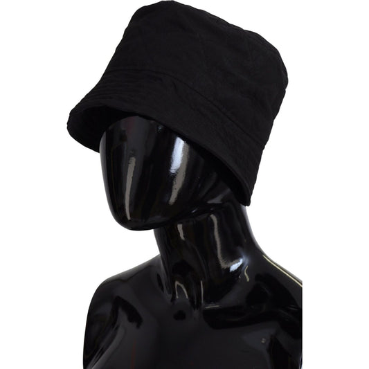 Dolce & Gabbana Elegant Black Bucket Cap Dolce & Gabbana