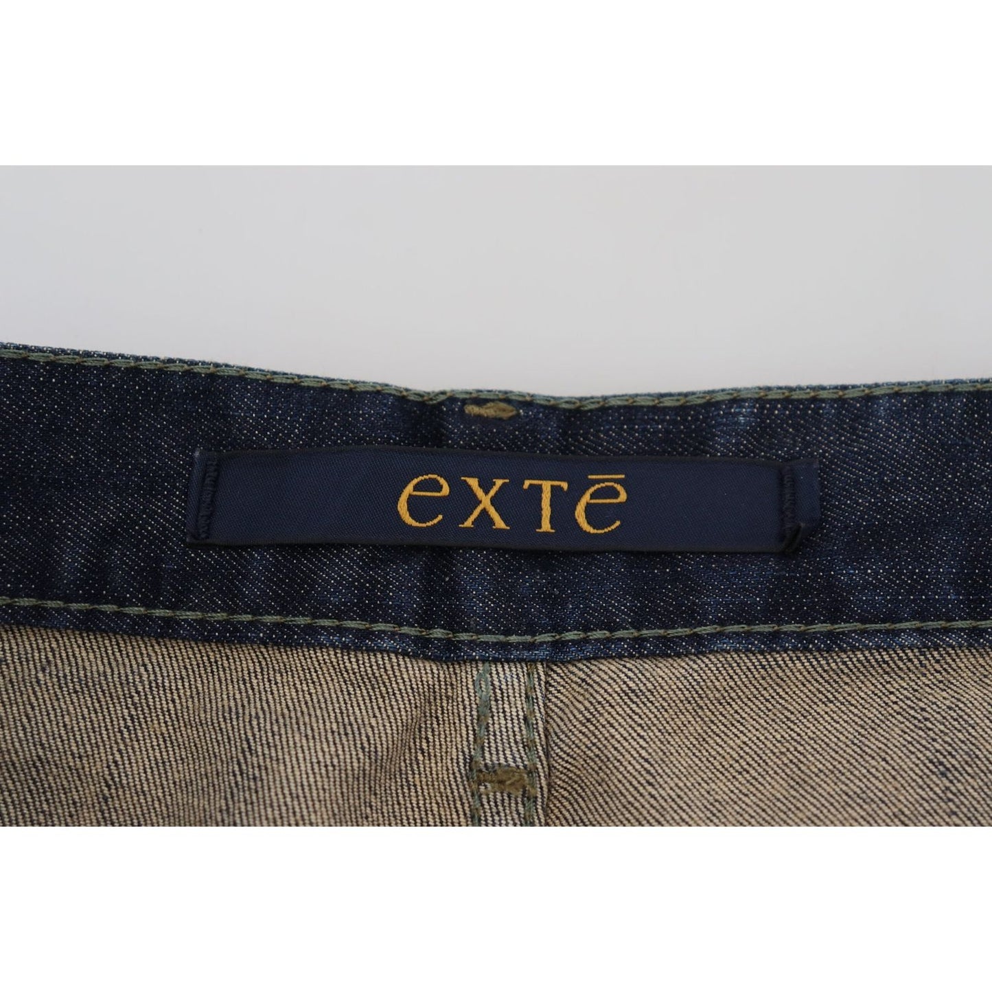 Exte Chic Regular Blue Denim for Sophisticated Style Exte