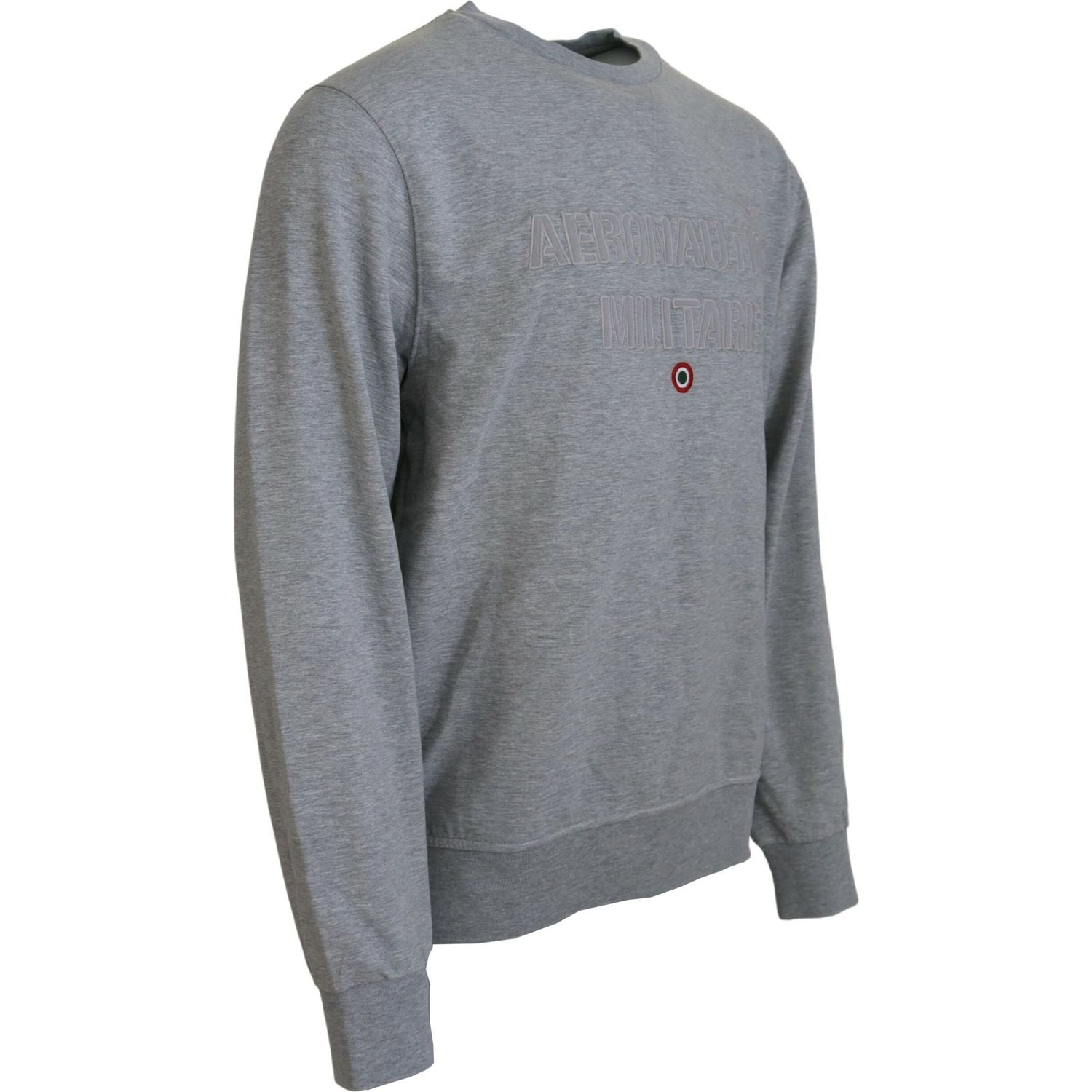 Aeronautica Militare Gray Men Pullover Sweatshirt Sweater