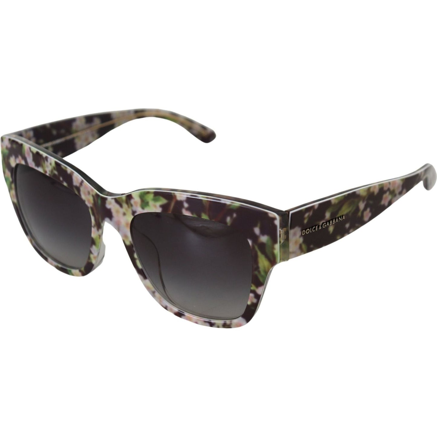 Dolce & Gabbana Elegant Black Multicolor Gradient Sunglasses Dolce & Gabbana