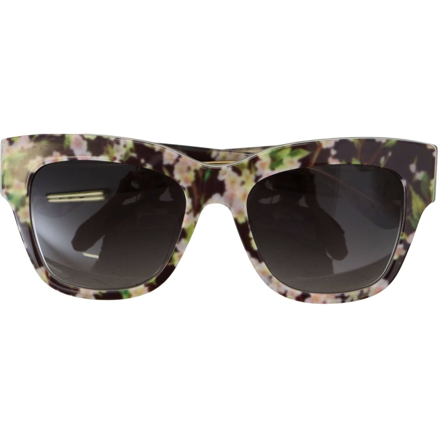 Dolce & Gabbana Elegant Black Multicolor Gradient Sunglasses Dolce & Gabbana