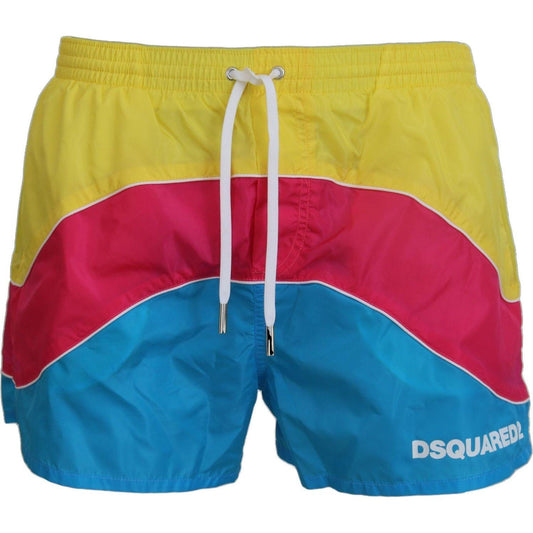 Dsquared² Exclusive Multicolor Swim Shorts Boxer Dsquared²