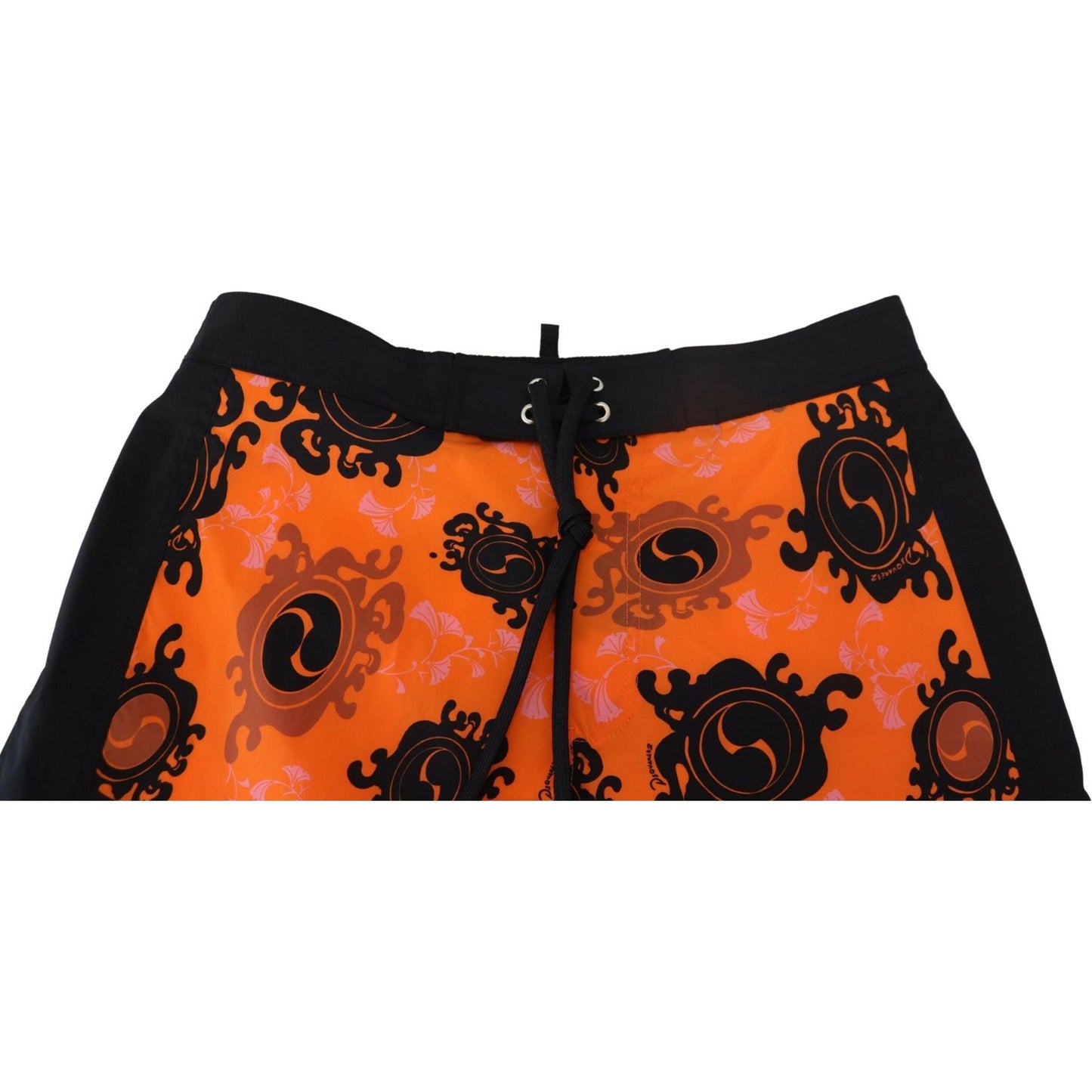 Dsquared² Chic Orange Swim Shorts Boxer for Men Dsquared²