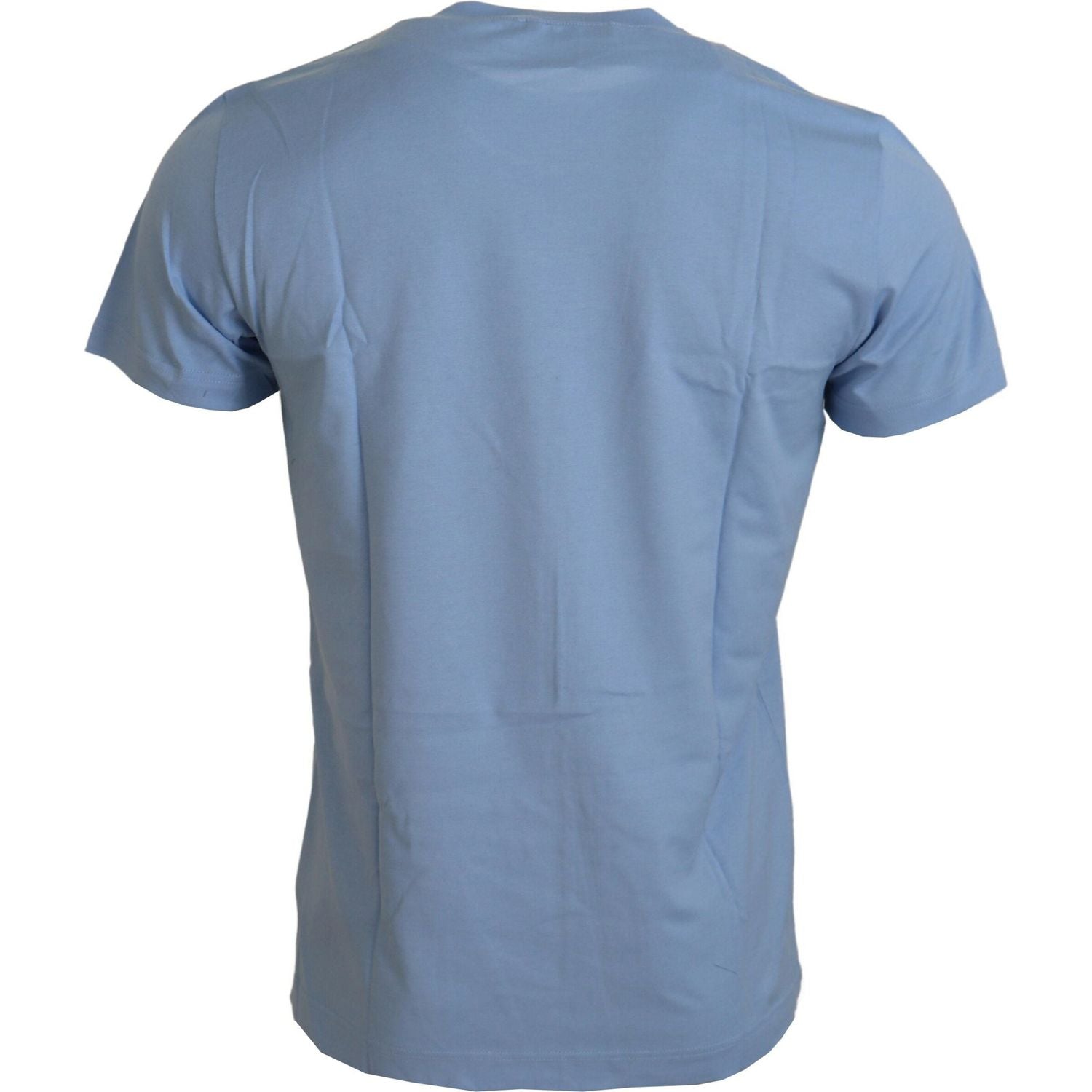 Dolce & Gabbana Light Blue Happy New Year 2017 Cotton T-shirt