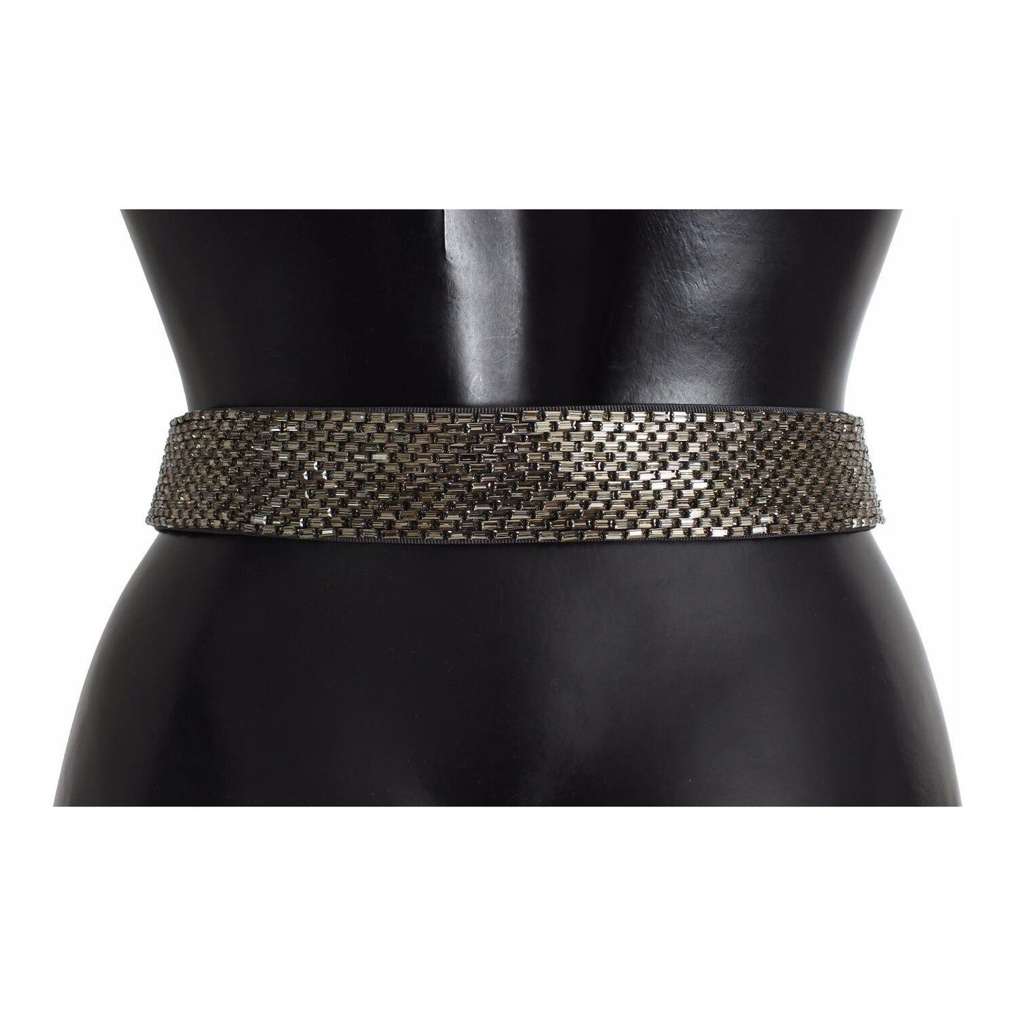 Dolce & Gabbana Multicolor Wide Crystal Buckle Sequined Belt Dolce & Gabbana