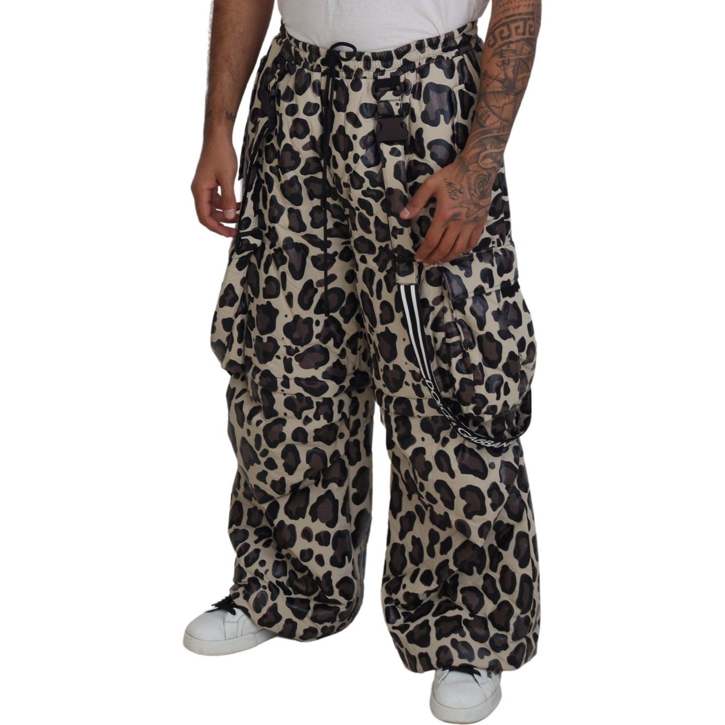 Dolce & Gabbana Multicolor Leopard Print Snow Pants Dolce & Gabbana