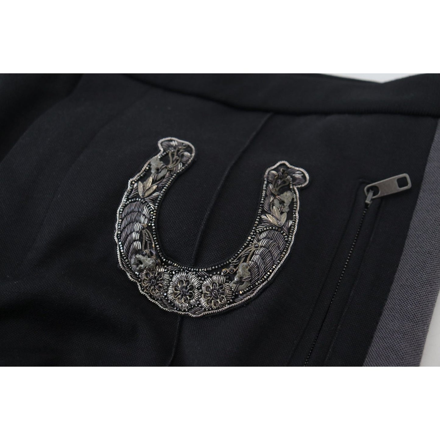 Dolce & Gabbana Elegant Black Jogger Pants in Luxe Wool Blend Dolce & Gabbana