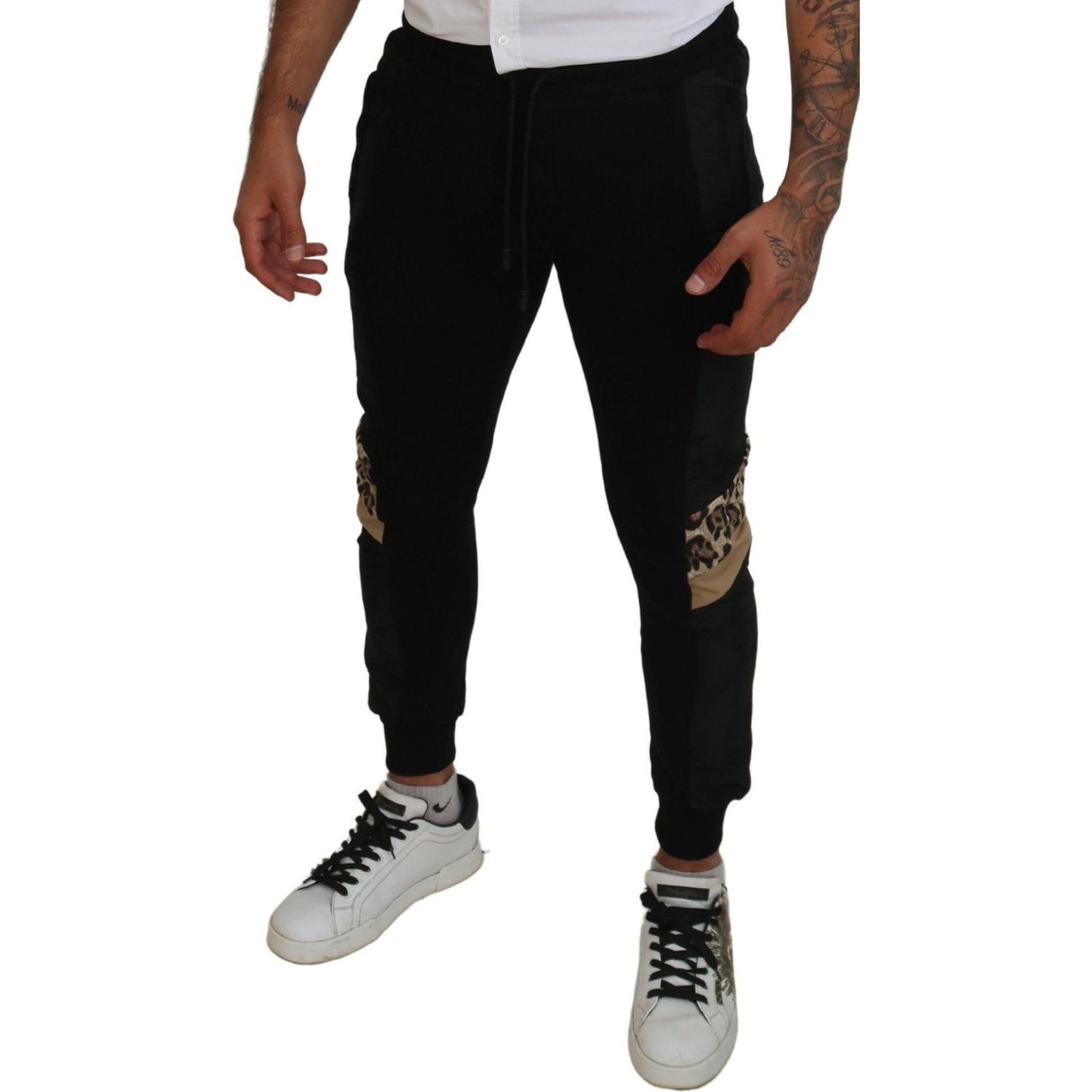 Dolce & Gabbana Elegant Black Jogger Pants for the Modern Man Dolce & Gabbana