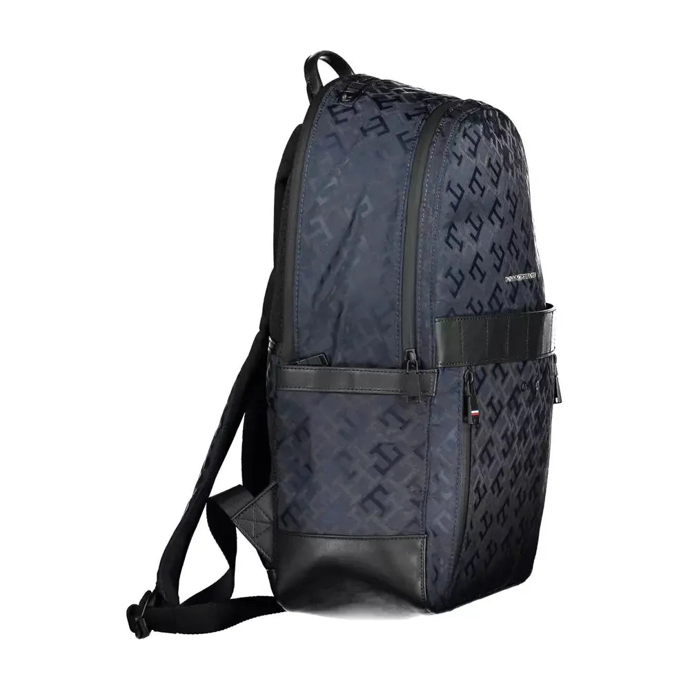 Tommy Hilfiger Blue Polyester Men Backpack Tommy Hilfiger