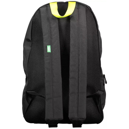 Tommy Hilfiger Black Polyester Men Backpack Tommy Hilfiger