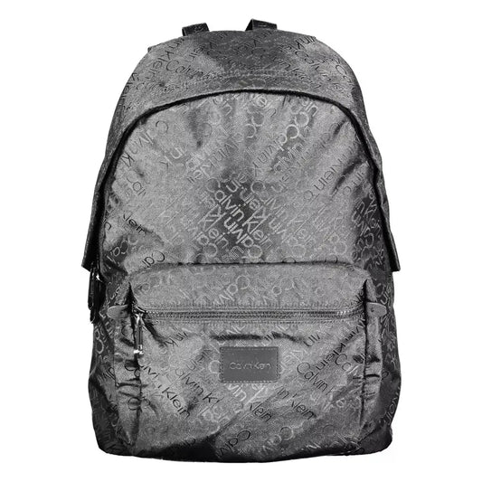 Calvin Klein Black Polyester Men Backpack Calvin Klein