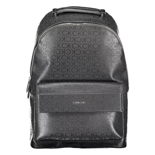 Calvin Klein Black Polyester Men Backpack Calvin Klein