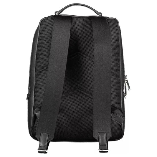 Calvin Klein Black Polyester Men Backpack Calvin Klein