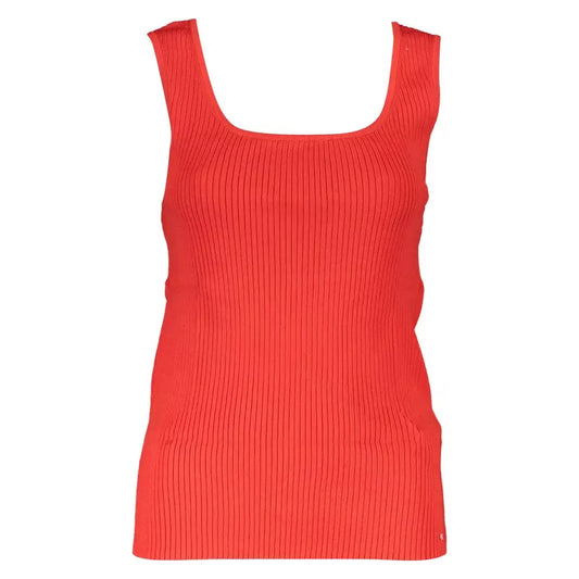 Tommy Hilfiger Red Modal Women Top Tommy Hilfiger