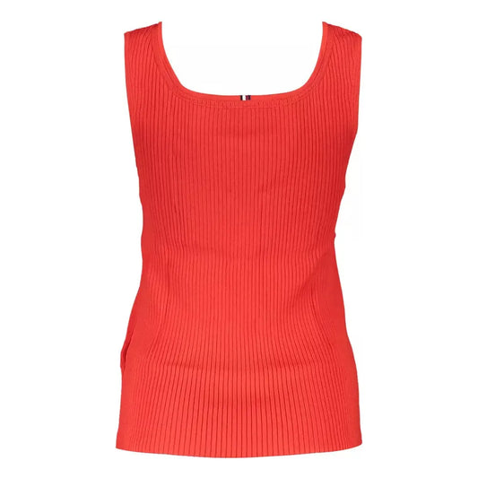 Tommy Hilfiger Red Modal Women Top Tommy Hilfiger