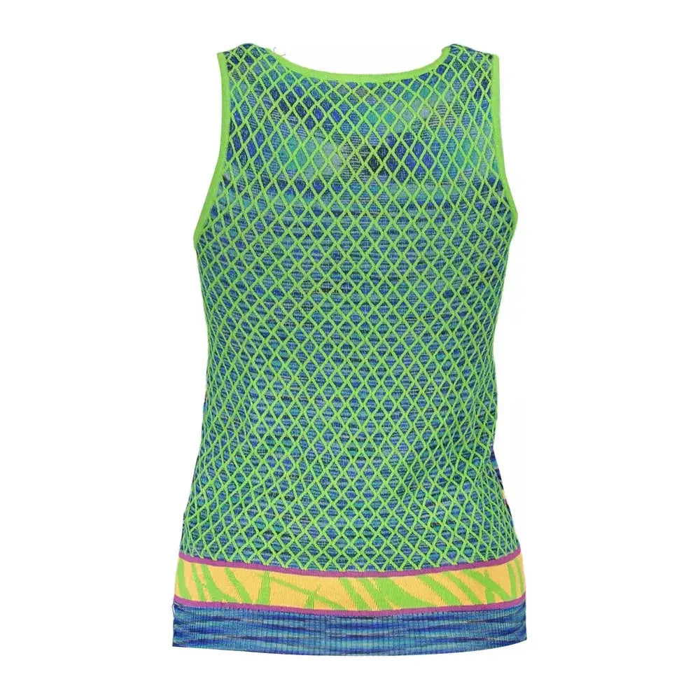 Desigual Green Cotton Women Top Desigual