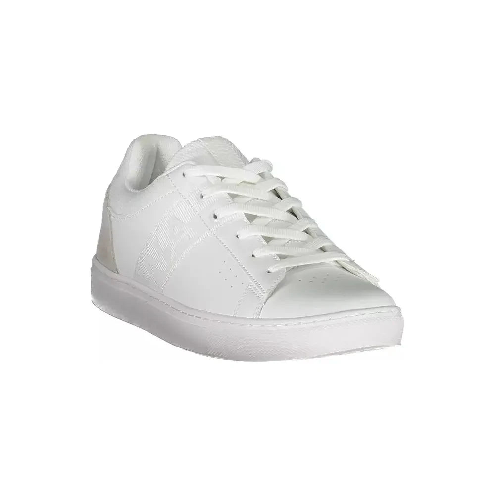 Napapijri White Leather Men Sneaker