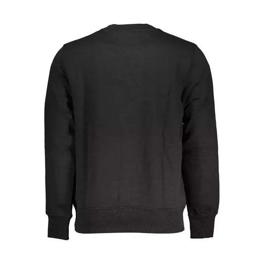 Calvin Klein Black Cotton Men Sweater Calvin Klein