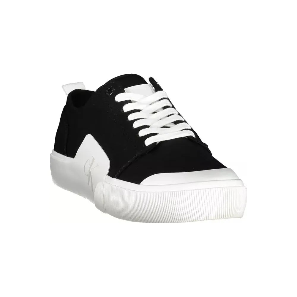 Calvin Klein Black Cotton Men Sneaker Calvin Klein