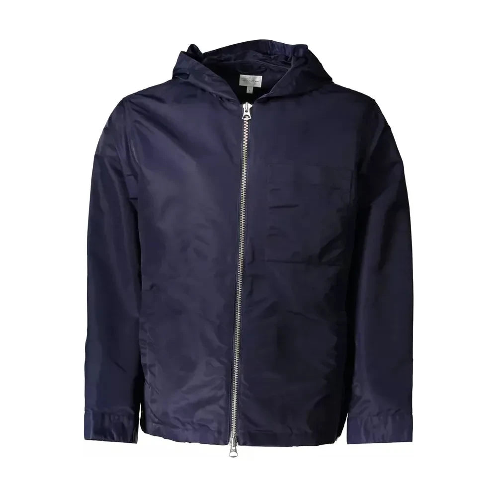 Gant Blue Nylon Men Jacket Gant