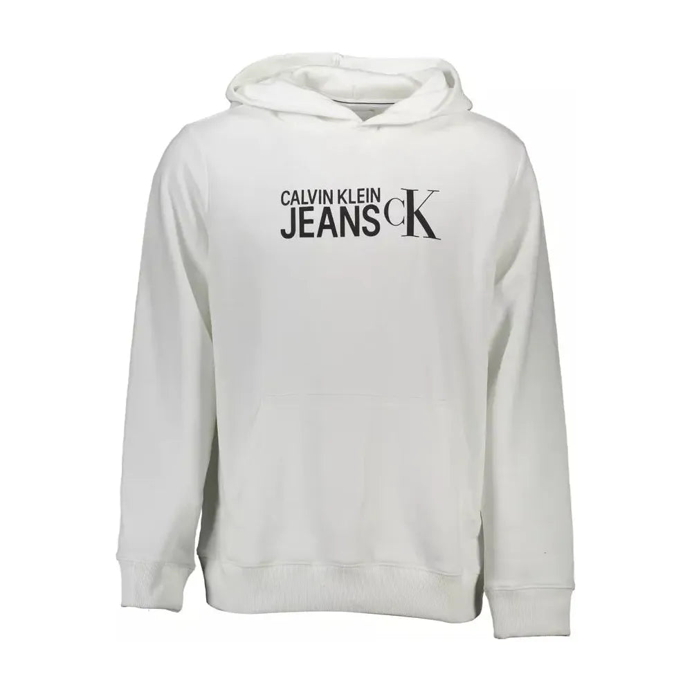 Calvin Klein White Cotton Men Sweater Calvin Klein