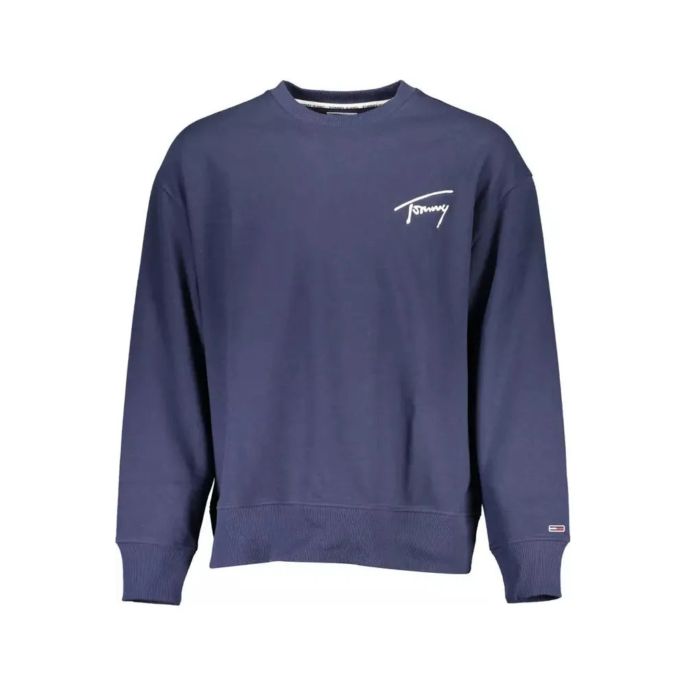 Tommy Hilfiger Blue Cotton Men Sweater Tommy Hilfiger