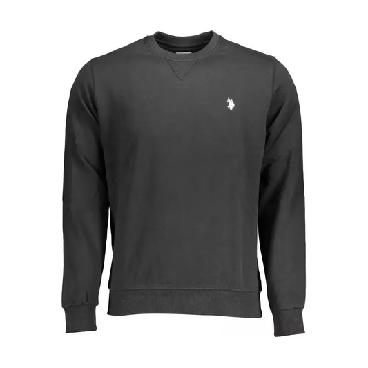 U.S. POLO ASSN. Black Cotton Men Sweater