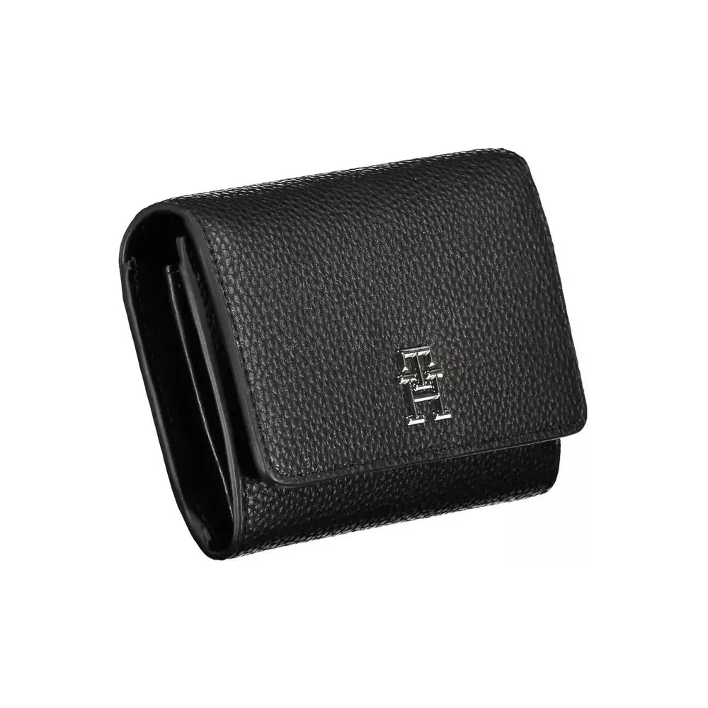 Tommy Hilfiger Black Polyethylene Women Wallet Tommy Hilfiger