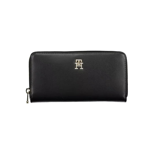 Tommy Hilfiger Black Polyethylene Women Wallet Tommy Hilfiger