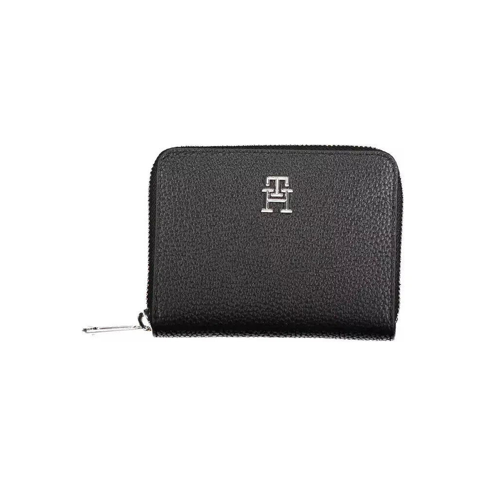 Tommy Hilfiger Black Polyethylene Women Wallet Tommy Hilfiger