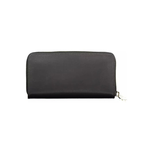 Tommy Hilfiger Black Nylon Women Wallet Tommy Hilfiger